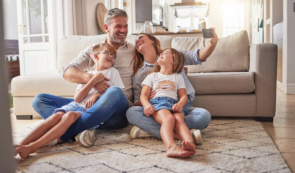 familie fericita